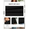 imageFalechay Womens Summer Tops Scoop Neck Ruffle Sleeve Shirts Cute Pleated Front Blouses Dressy Casual 2026Black