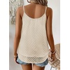 image:imageFalechay Womens Tank Tops Flowy Sleeveless Summer Boho Tank Top for Women V Neck Spaghetti Casual Strap Lace Camisole ShirtsApricot