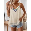image:imageFalechay Womens Tank Tops Flowy Sleeveless Summer Boho Tank Top for Women V Neck Spaghetti Casual Strap Lace Camisole ShirtsApricot1