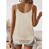image:imageFalechay Womens Tank Tops Flowy Sleeveless Summer Boho Tank Top for Women V Neck Spaghetti Casual Strap Lace Camisole ShirtsApricot1