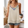 image:imageFalechay Womens Tank Tops Flowy Sleeveless Summer Boho Tank Top for Women V Neck Spaghetti Casual Strap Lace Camisole ShirtsApricot1