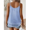 image:imageFalechay Womens Tank Tops Flowy Sleeveless Summer Boho Tank Top for Women V Neck Spaghetti Casual Strap Lace Camisole ShirtsBlue