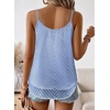 image:imageFalechay Womens Tank Tops Flowy Sleeveless Summer Boho Tank Top for Women V Neck Spaghetti Casual Strap Lace Camisole ShirtsBlue1