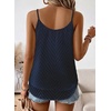 image:imageFalechay Womens Tank Tops Flowy Sleeveless Summer Boho Tank Top for Women V Neck Spaghetti Casual Strap Lace Camisole ShirtsNavy Blue1